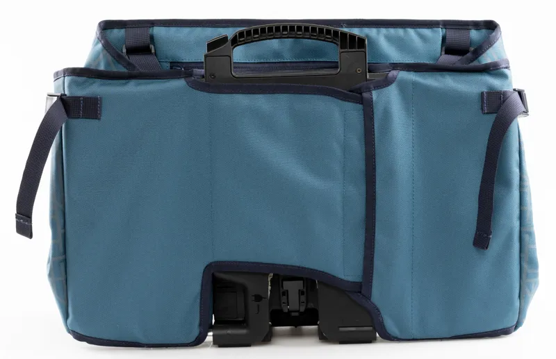 Brompton Bright Night Electric Basket Bag Reflective in Dusk Blue 22L-3